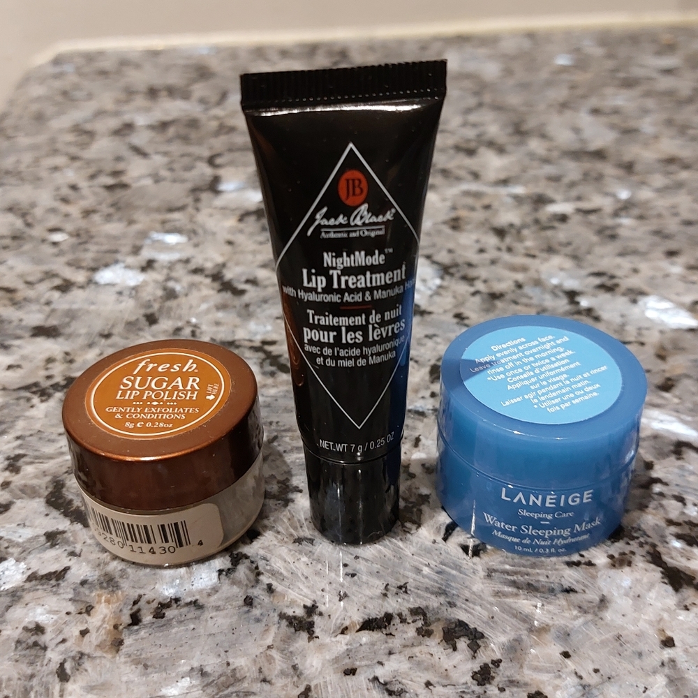 3pc Sugar Lip & Laniege Mask Set